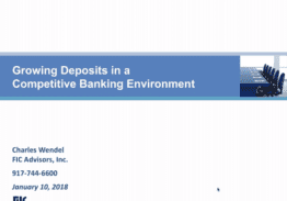 Growing Deposits in a Competitive Banking Environment