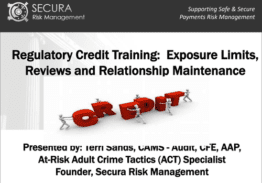 ACH/RDC Regulatory Credit Training: Exposure Limits, Periodic Reviews, and Regulatory Risk Expectations