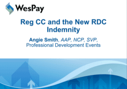 Reg CC and the New RDC Indemnity: How Do I Handle Duplicates Now?