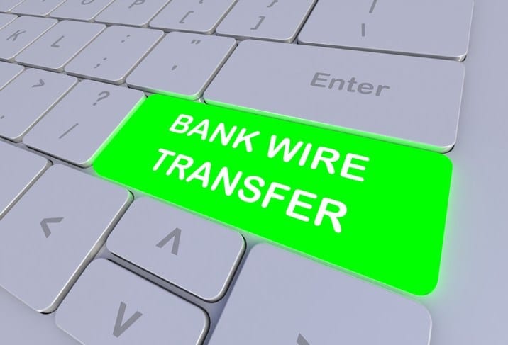 Bank Wire Transfer Payment